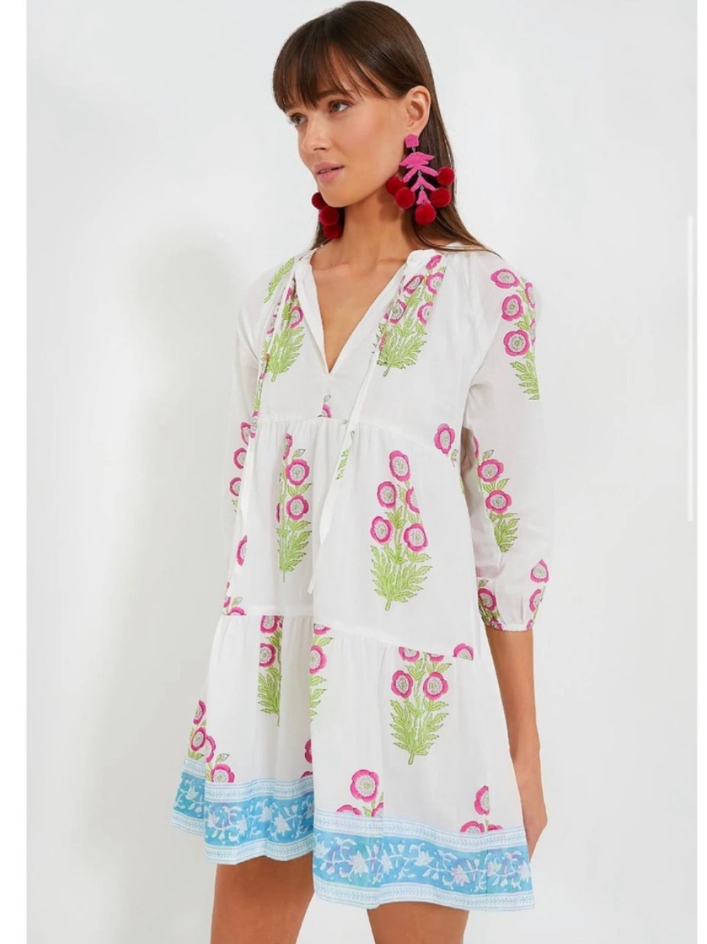 NEW SZ Blockprints x Tuckernuck Priya dress/coverup. S. NWT - Picture 4 of 10